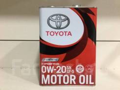 Toyota. Вязкость 0W-20, синтетическое