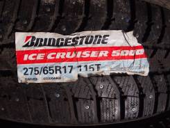 Bridgestone Ice Cruiser 5000. Зимние, шипованные, без износа, 4 шт