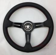 Руль Nardi вынос-Lite, кожа перфорация, красная строчка