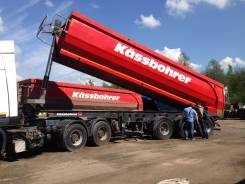 Kassbohrer. Cамосвальный полуприцеп DL + тягач МАЗ 6430В9-1420-010, СПб, 30 900 кг.