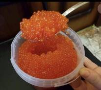 Икра красная.