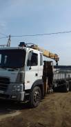 Hyundai Gold. Продается + кран-манипулятор Soosan, 13 000 куб. см., 15 000 кг., 6x4