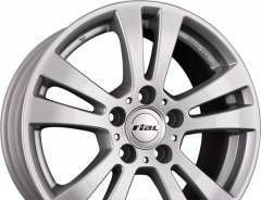 Автомобильные диски Rial polar-silver R18 с шинами Bridgestone. ET56