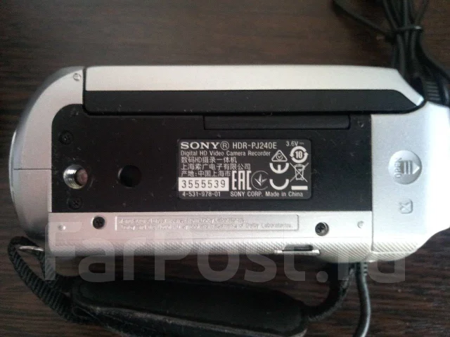 Sony HDR-PJ240E. 9 - 9.9 ��, � ���������� ����