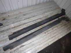 Накладка на порог. Hyundai Santa Fe, DM Двигатели: D4HA, D4HB, G4KE, G4KH. Под заказ