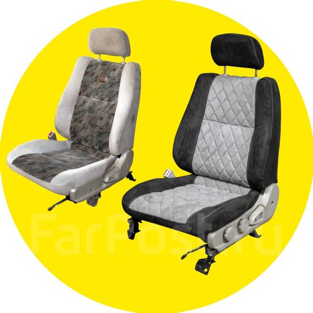 Перетяжка автокресел ткань