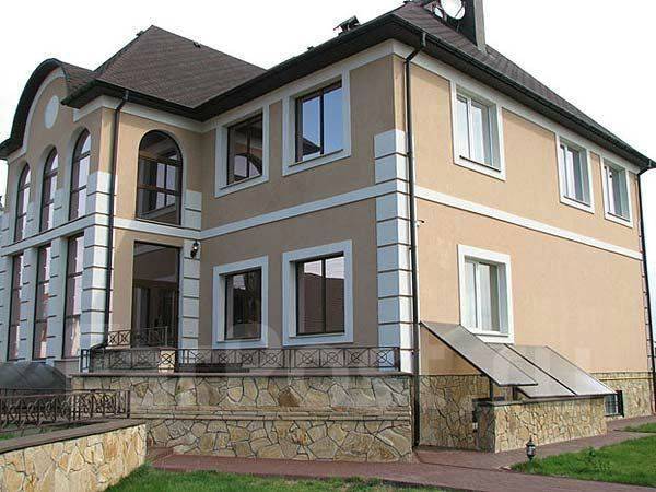 Фото цветов дома фасада Отделка фасада кирпичом, панелями, декоративной штукатуркой, сайдингом в Хабаров