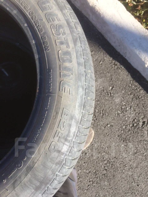 Bridgestone B250. ������, 2009 ���, �/�, ����� 40 % ����