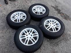 Зимние колёса Bridgestone VRX 215/65R16 5.114.3R16 6.5jj ET40. 6.5x16" 5x114.30 ET40 ЦО 73,1 мм.