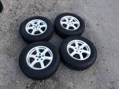 Колёса Bridgestone Blizzak 215/70R16 5.114.3. R16 6.5j ET38. 6.5x16" 5x114.30 ET38 ЦО 73,1 мм.