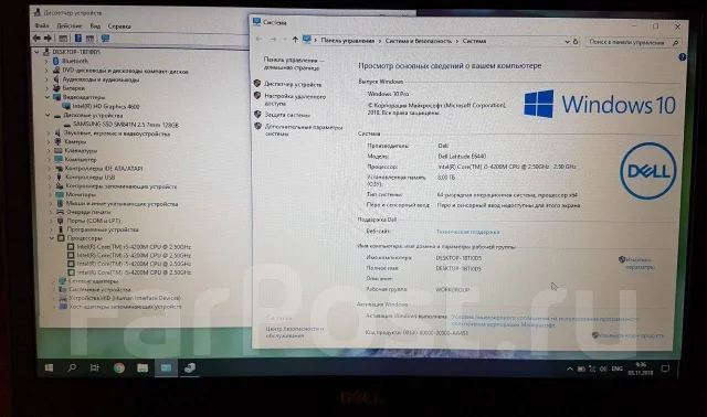 Dell Latitude. 14", 3,1����, ��� 8 ��, ���� 128���, WiFi: 1, Bluetooth: 1, ����������� �� 5��. ����