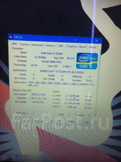 Lenovo G580. 15.6", 2,6����, ��� 12 ��, ���� 450���, WiFi: 1, ����������� �� 4��. ����