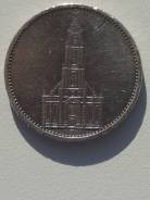 5 марок 1934, Германия, А, Кирха . Третий рейх . Серебро