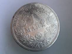 1 марка. Германская империя. 1876 F (Штутгарт). Серебро