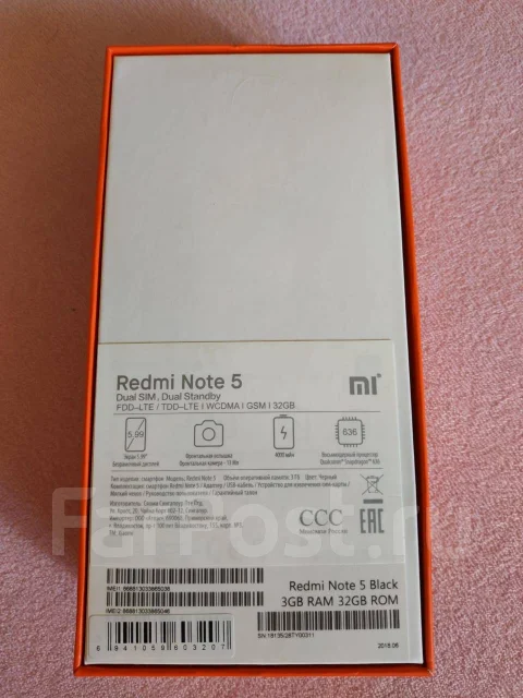 Xiaomi Redmi Note 5. �����, ������, 3G, 4G LTE, Dual-SIM ����