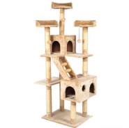 Игровой комплекс, когтеточка. Кошкин дом (173 см)