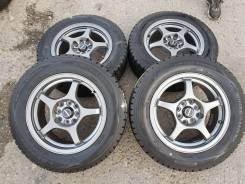 Зимние колёса 4.100+4.114.3R15 A-Tech. 6.5x15" 4x100.00, 4x114.30 ET38 ЦО 73,1 мм.