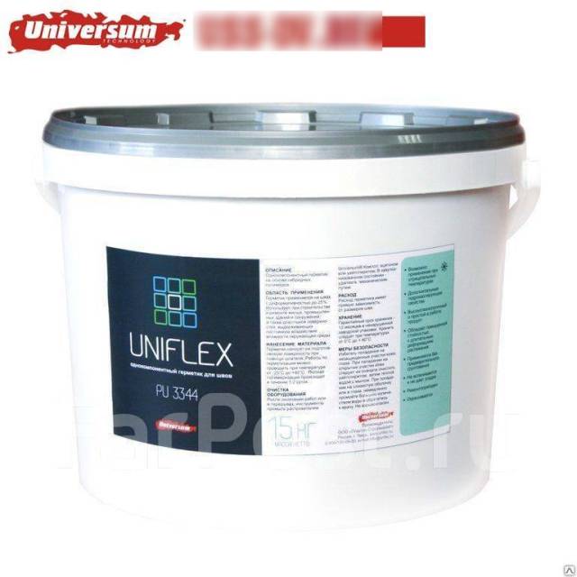 Герметик полиуретановый для швов в бетоне uniflex pu 3344f расход