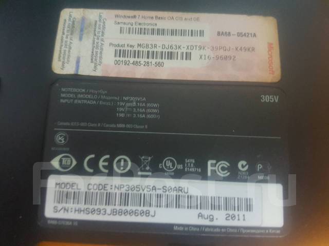 Samsung np305v5a схема
