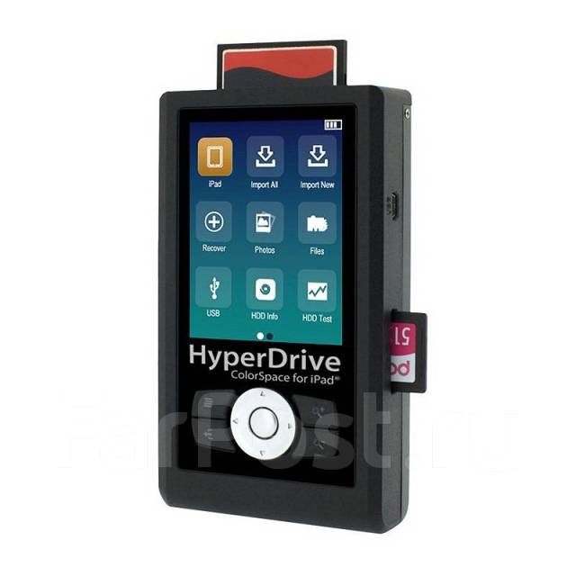 Внешний жесткий диск для iPad HyperDrive IPHD-750 ColorSpace Black 750 ...