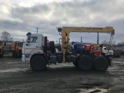 Soosan SCS746L. КМУ Камаз 43118-3027-50 (Евро-5) + Soosan SCS736LII верх. упр. +борт, 11 746 куб. см., 6x6