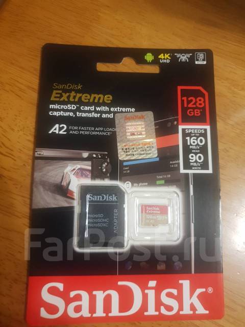 Карта памяти sandisk extreme 128 гб sdsqxa1 128g gn6ma