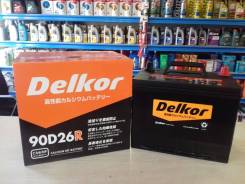 Аккумулятор Delkor 90D26R 80А/h 680А Скидка до 2000 рублей ! во Владивостоке Delkor. 80 А.ч., Прямая (правое), производство Япония