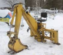 Курганмашзавод Мксм-800. Навесной миниэкскаватор навеска МКСМ 800