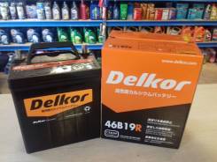 Аккумулятор Delkor Japan 46B19R 40А/h 370А Скидка при сдачи старого ! во Владивостоке Delkor. 40 А.ч., Прямая (правое), производство Япония