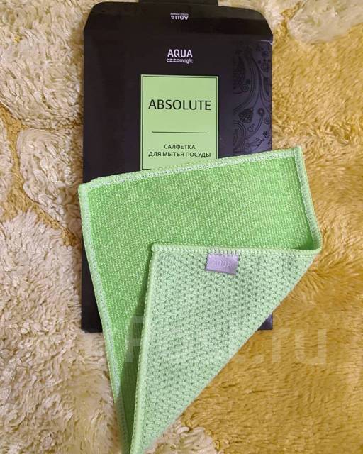 Чудосалфетка для мытья посуды Aquamagic Absolute - Бытовая химия во ...