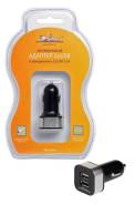 Адаптер автомобильный 2xUSB 2.1А в прикуриватель 12/24В Airline ACH-2U-04 в Усть-Илимске Адаптер автомобильный 2xUSB 2.1А в прикуриватель 12/24В AIRLINE ACH-2U-04