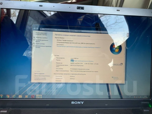 Sony VAIO VPC. 16.4", 1,7����, ��� 6 ��, ���� 640���, WiFi: 1, Bluetooth: 1, ����������� �� 3��. ����