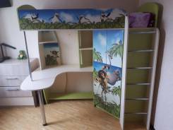 Продам кровать чердак + стол +шкаф