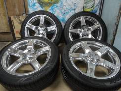 Продам Стильный Фирменный Хром Toyota Aristo+Лето 235/45R17. 8.0x17" 5x114.30 ET50