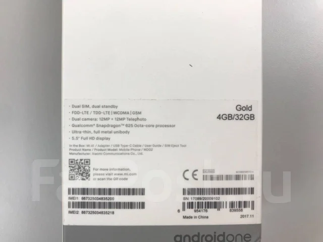 Xiaomi Mi A1. �/�, ������� ����
