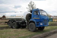 КамАЗ 43118 Сайгак. Водовоз на шасси КамАЗ 43118, 10 800 куб. см., 12 800 кг., 6x6