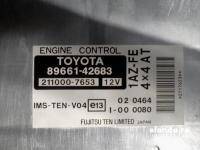 Блок управления двс. Toyota RAV4, ACA20, ACA20W, ACA21, ACA21W Двигатель 1AZFE