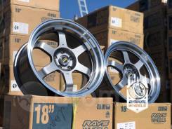 RAYS VOLK RACING TE37V. 8.5/9.5x18", 5x108.00, 5x112.00, 5x114.30, 5x120.00, ET40/35, ЦО 73,1 мм.