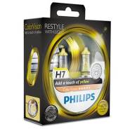 Лампы H7 12V 55W (серия ColorVision Yellow) (желтая) (2шт. в блистере) PHILIPS 12972CVPYS2