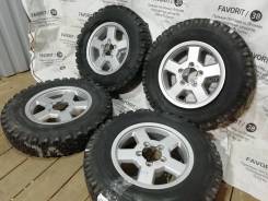 Комплект колес на Ниву, УАЗ на шинах Dunlop 185/80R16. 4.5x16" 5x139.70 ET15
