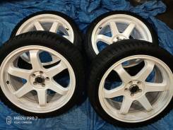 RAYS Wolk Racing TE37 на новой зиме с рубля Triangle Group TR777 235/4. 8.0/9.0x18" 5x100.00 ET35/38