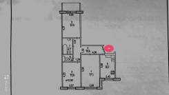 3-комнатная, переулок Трубный 14 кор. 1. Индустриальный, частное лицо, 69 кв. м.