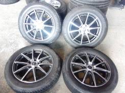 Отличное лето Бриджстоун 215/55 R17 на облегченном литье A-tech 5/114. 7.0x17" 5x114.30 ET38