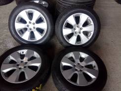 Отличное лето Данлоп 225/60 R17 на оригинальном литье Субару 5/100. 7.0x17" 5x100.00 ET48
