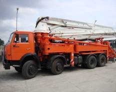 KCP 42RX170. Автобетононасос на шасси Kamaz 65201 (2018г. в. ), 42,00 м. Под заказ