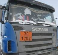 Scania R380. Сцепка + цистерна Kaessboнrer, В Красноярском крае г Уяр, 11 705 куб. см., 19 000 кг., 4x2