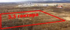 3,3 гектара! От Аэропорта 500 м!. 33 000 кв. м., собственность, электричество, от агентства недвижимости (посредник). Фото участка