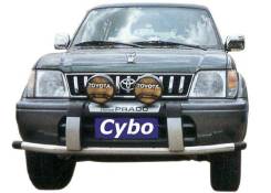 Кенгурятники. Toyota Land Cruiser Prado, KDJ90, KDJ90W, KZJ71G, KZJ71W, KZJ78G, KZJ78W, KZJ90, KZJ90W, LJ90, RZJ90, RZJ90W, VZJ90, VZJ90W, КZJ90 Двига...