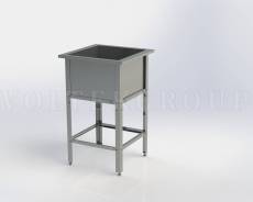 Ванна моечная из нержавеющей стали КВМ-63/63 1 секция