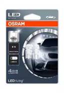 Светодиодная лампа 2880CW 1W 12V W2.1X9.5D 10XBLI2DK 6000K Osram 2880CW02B